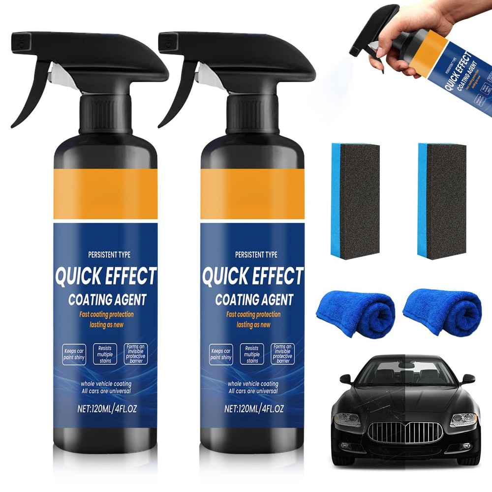 2Pcs Quick Effect Coating Agent for Car, Advanced 2 Fl Oz (Pack of 2), a-1