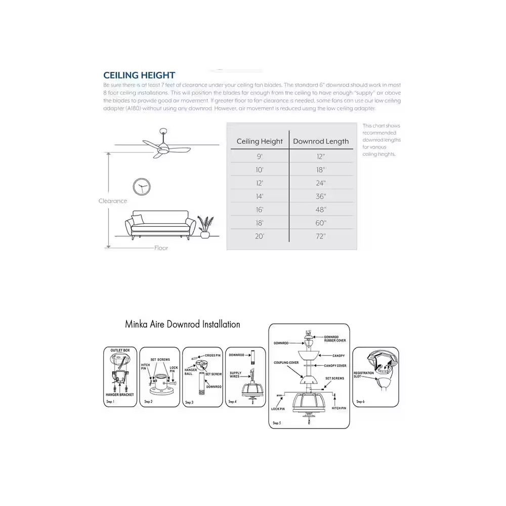 24 In. Distressed Koa Downrod