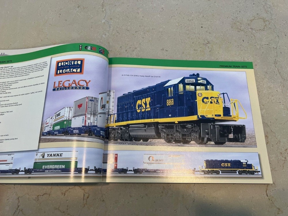 Lionel 2008 Train Catalog Volume 1 Model Railroading Good Condition