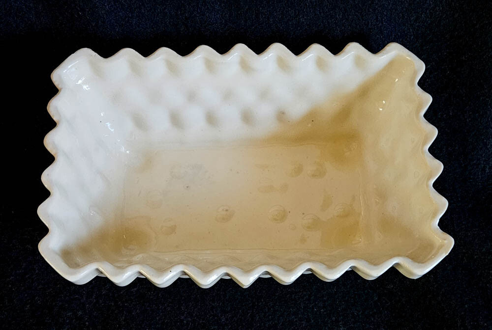 UPCO Ceramic 1028 Planter 8" X 5" White Cubic