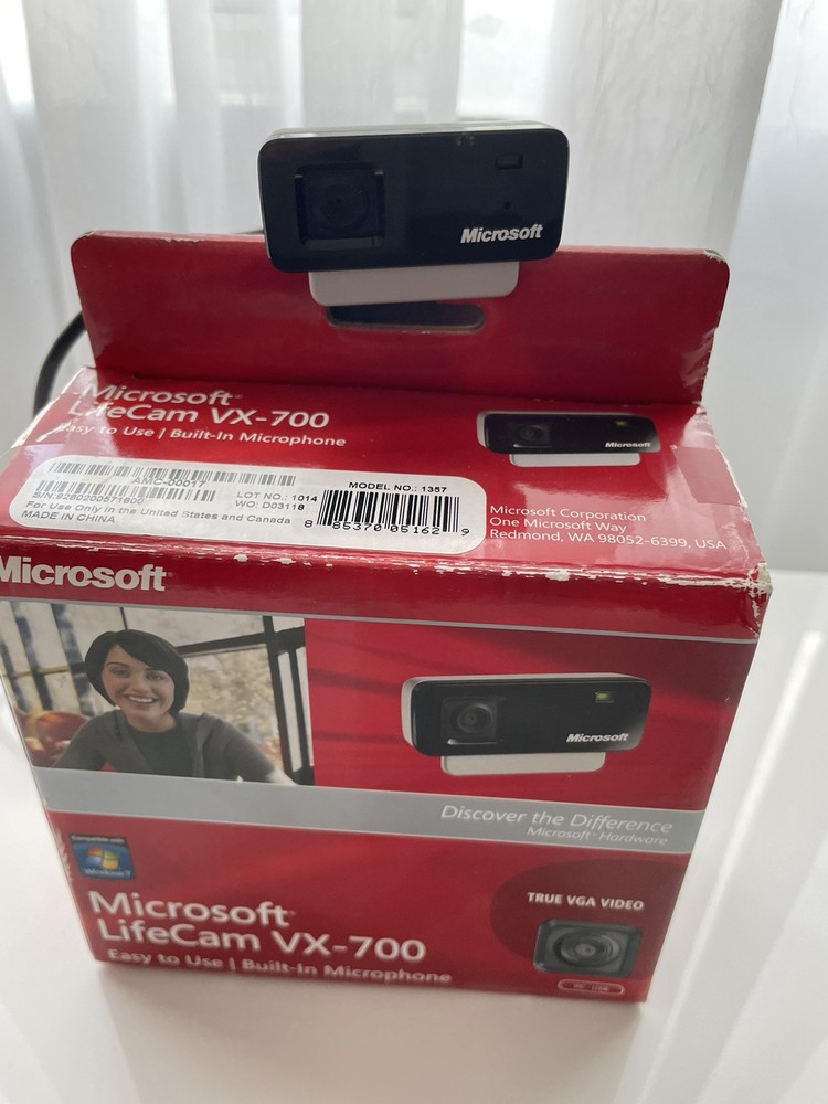 Microsoft LifeCam VX-700 Build-in Microphone Web Cam