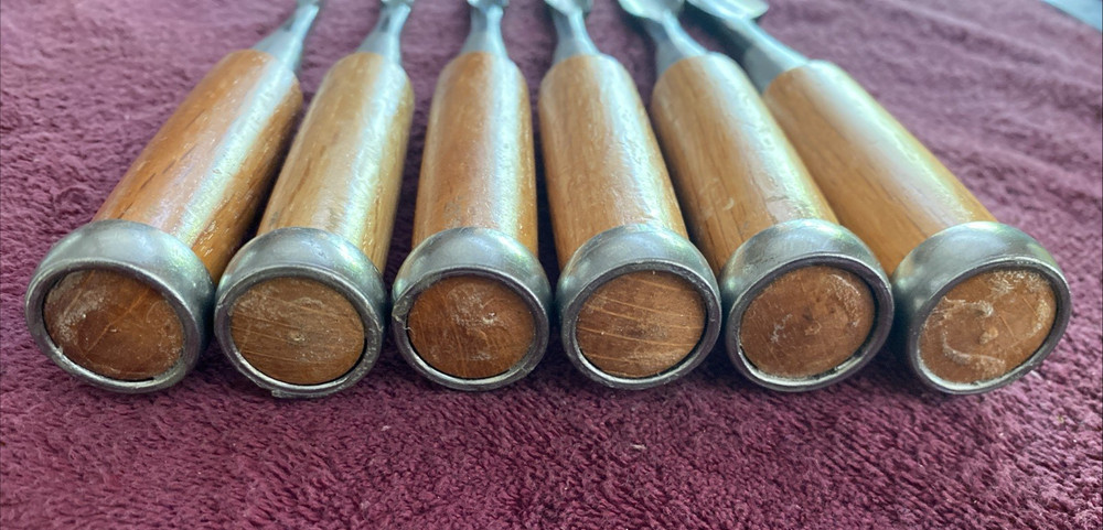 6pc Well Made Carving Chisel Gouge Set Unbranded