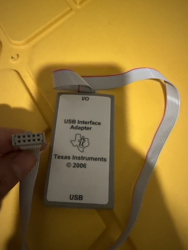 Texas Instruments USB Interface Adapter – I/O Debug Cable – 2006 – Used