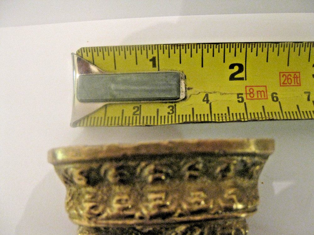 Vintage Indian Solid Brass Buddha goddess Idol Handmade statues 215 gr