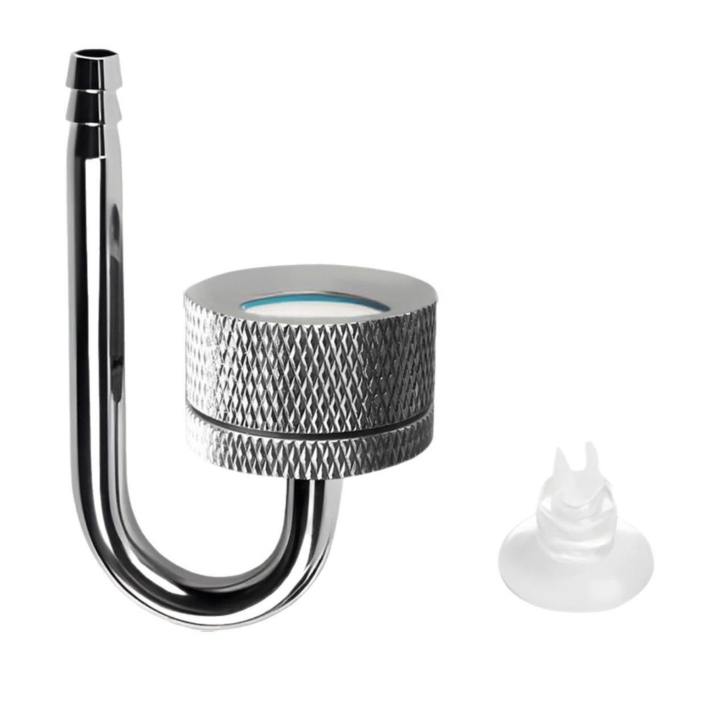 2x Aquarium CO2 Diffuser with Suction Cups Multifunctional Professional Carbon