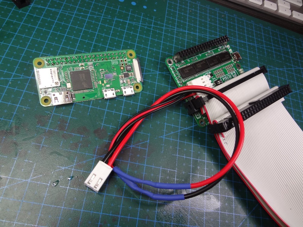 Akai S5000 sampler PiScsi V2.7 - New Pi Zero W - internal installation - New!