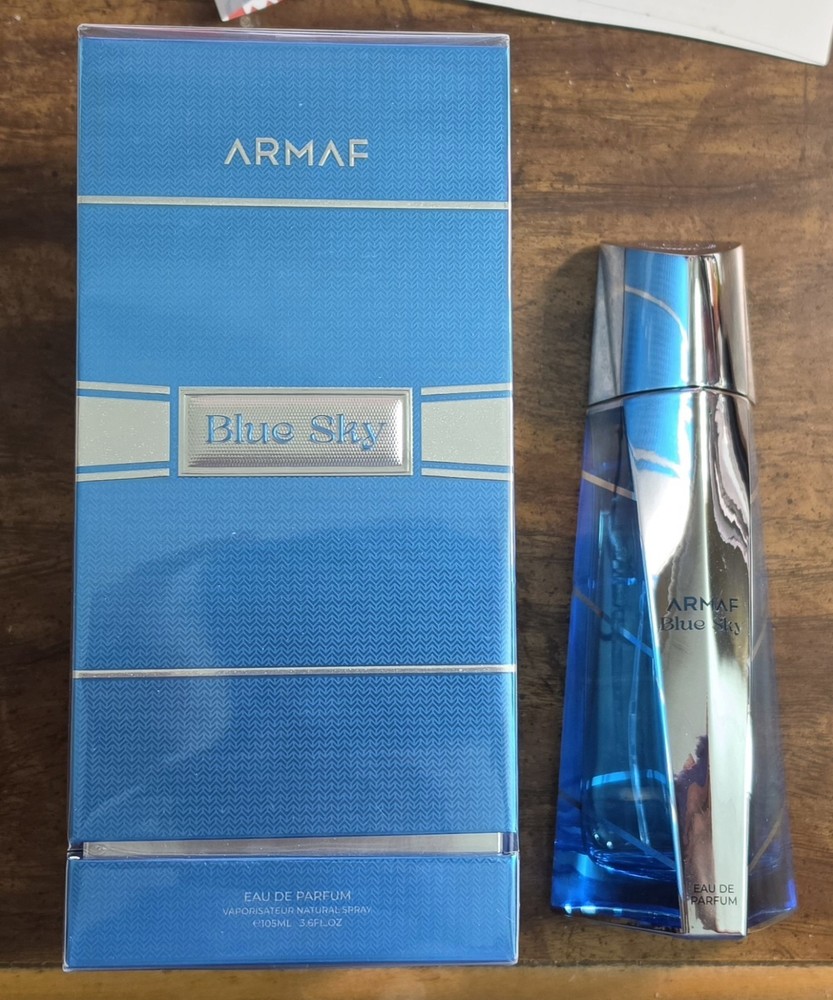 EMPTY BOTTLE w/BOX Armaf Blue Sky 3.4 oz 100ml