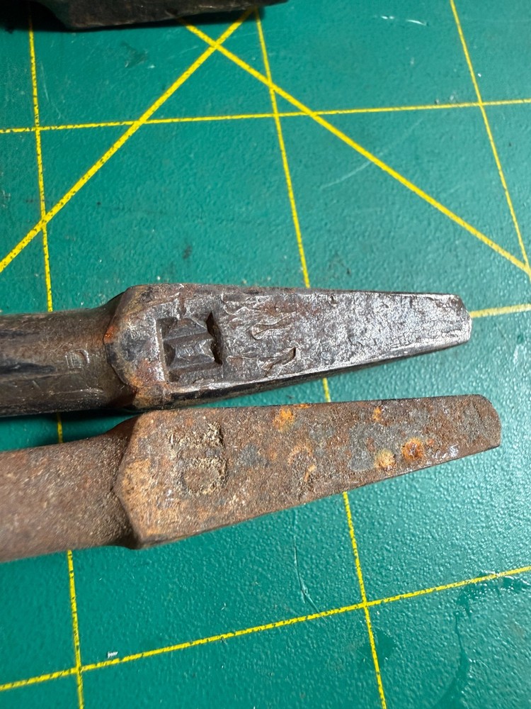 13pc Vintage Carpenter Woodworking Auger Drill Bits Brace & Bit Tip Tools