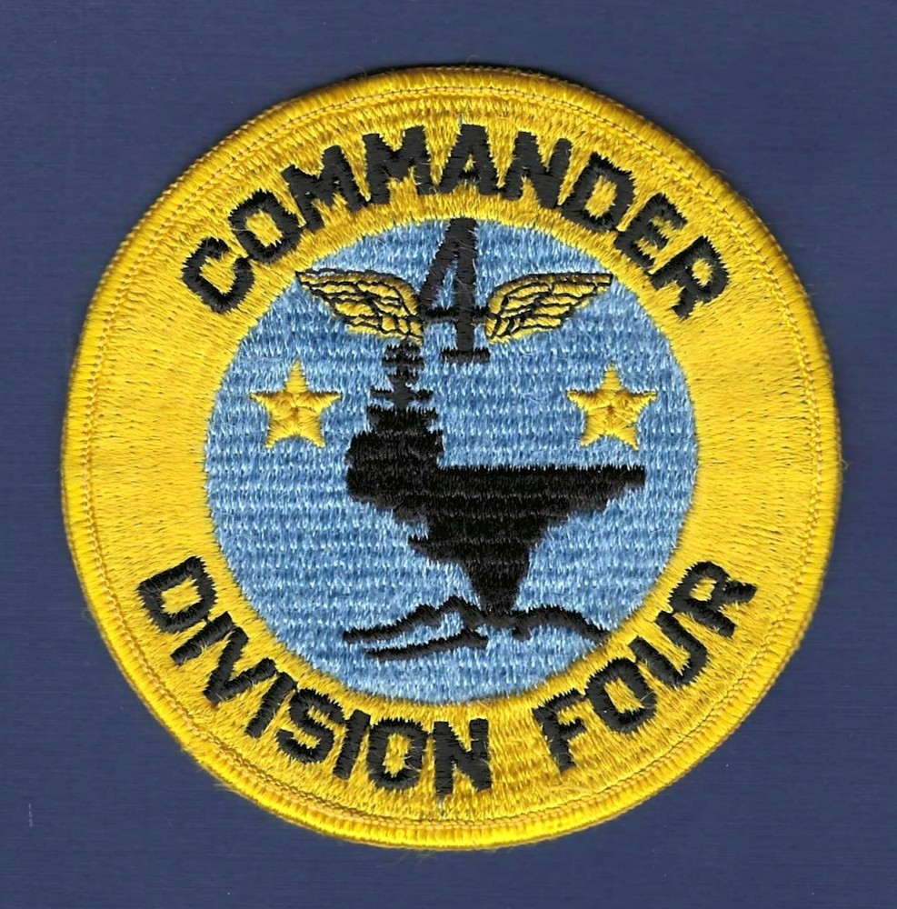 US Navy Commander Carrier Division Four Patch