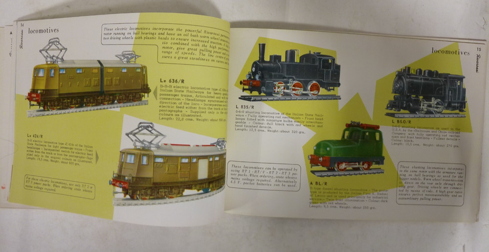 Rivarossi HO Scale 1957 General Catalog