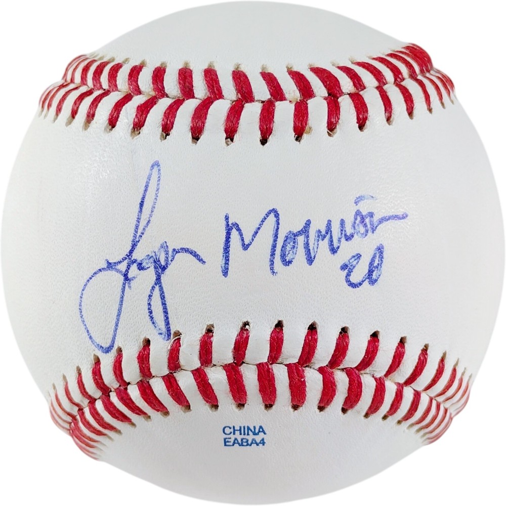 Logan Morrison Signed Baseball Seattle Mariners Marlins Autographed Proof Auto