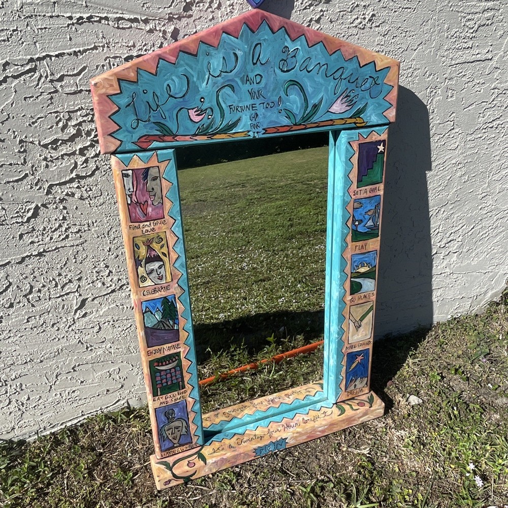 Sticks 1995 Mirror 24” X 41”