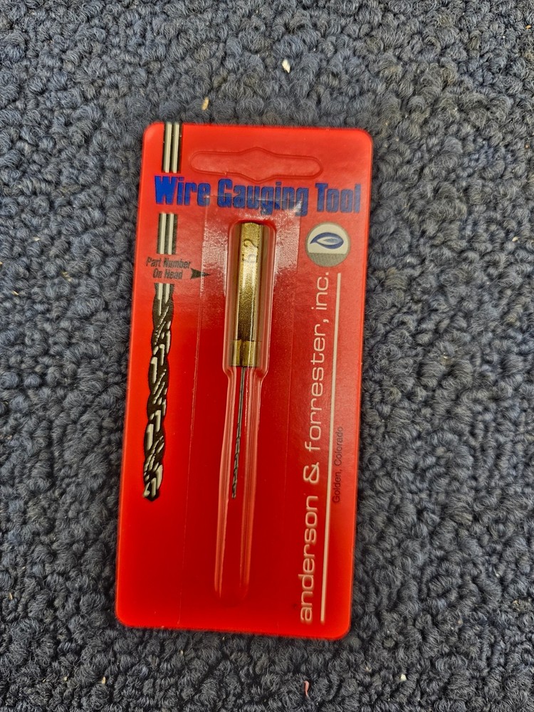 ANDERSON & FORRESTER #62 WIRE GAUGING TOOL WTH HANDLE