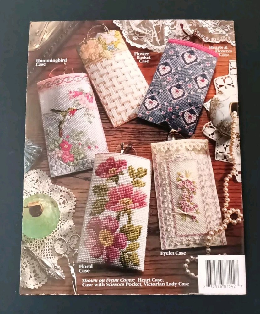 Plastic Canvas Pattern Booklet-Elegant Eyeglass Cases-Annie's Attic