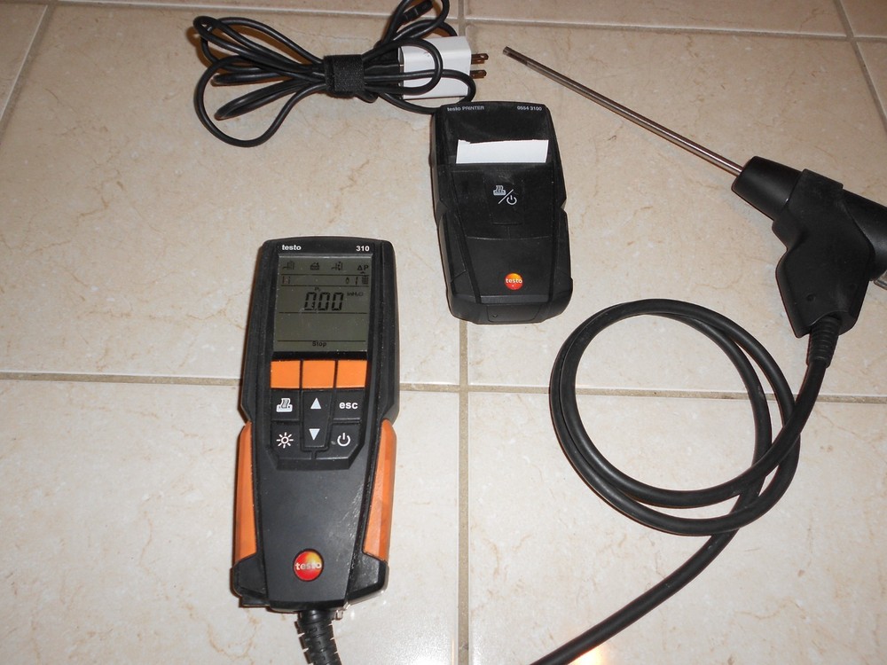 TESTO MODEL 310 COMBUSTION ANALYZER WITH PRINTER UNTESTED