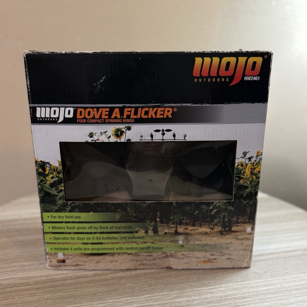 Mojo Decoys Dove A Flickers 4 Units Includes Box