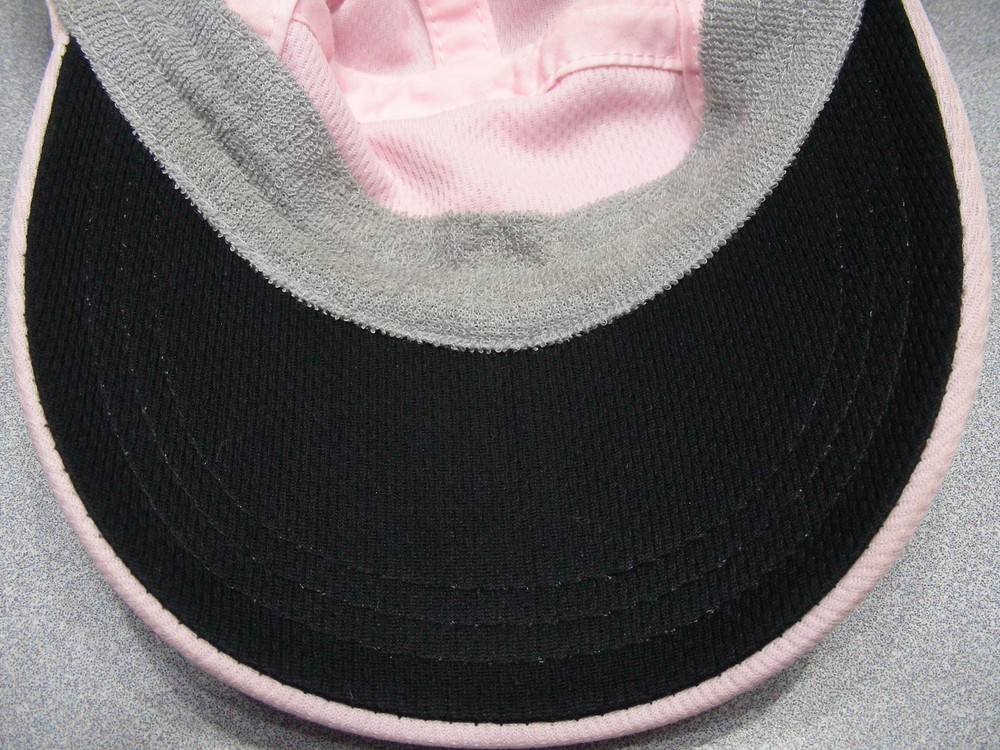 HEADSWEATS - One Size Pink Coolmax Polyester 5 Panel Running Cap Hat!