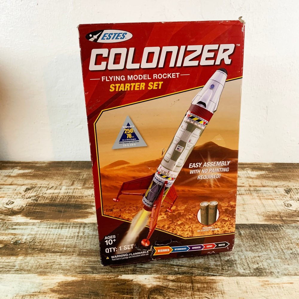 [NEW] Estes Colonizer Model Rocket Starter Set - NO ENGINES PER EBAY POLICY