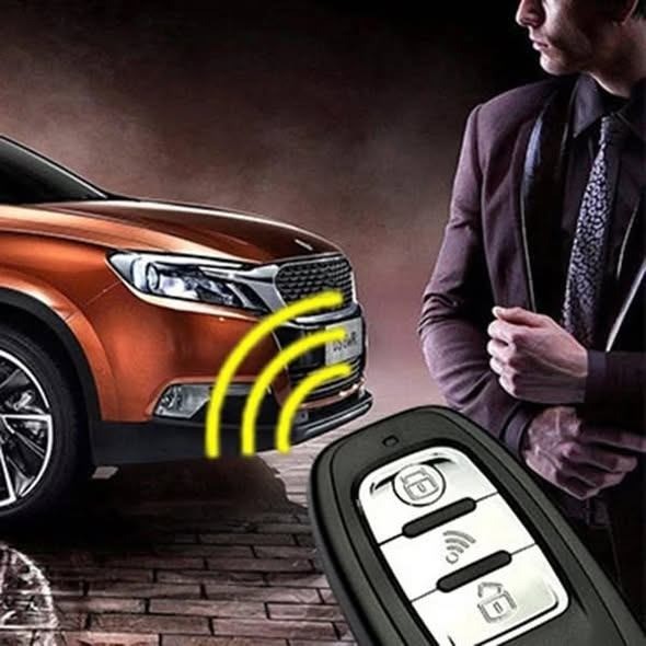 Car Remote Keyless Entry Engine Start Stop System Push Button Ignition