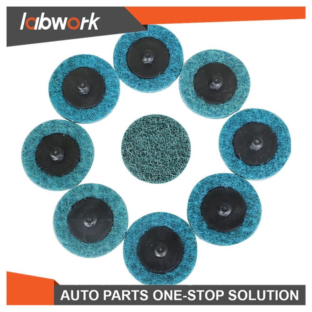 Labwork Fine Surface Conditioning Discs Roll Lock Grinder Sanding Pads 50Pack 2"