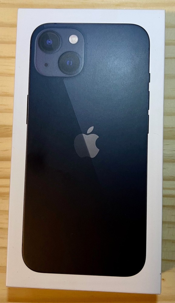 iPhone 13 128GB Midnight Apple Retail Packaging Genuine Empty Box
