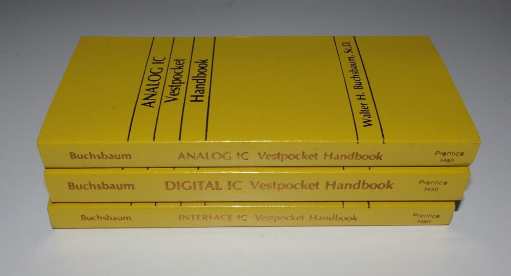 Analog, Digital, & Interface IC Vestpocket Handbooks By Walter H. Buchsbaum