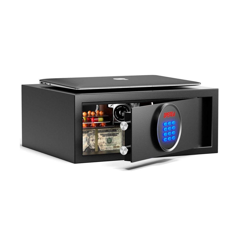Hotel Safe Box with Administrator's Password Home Safe with Silent Mode & LED...