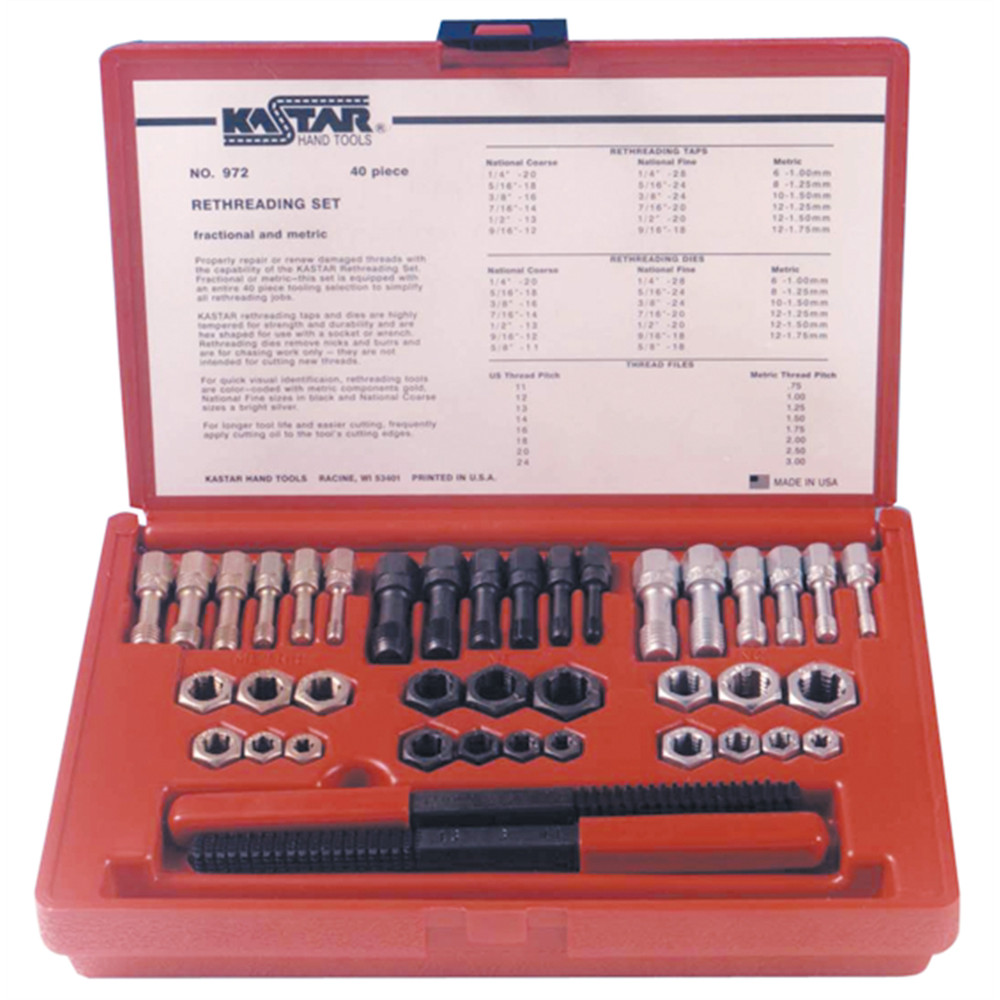 Lang Tools (Kastar) RETHREAD SET 40 PC 972
