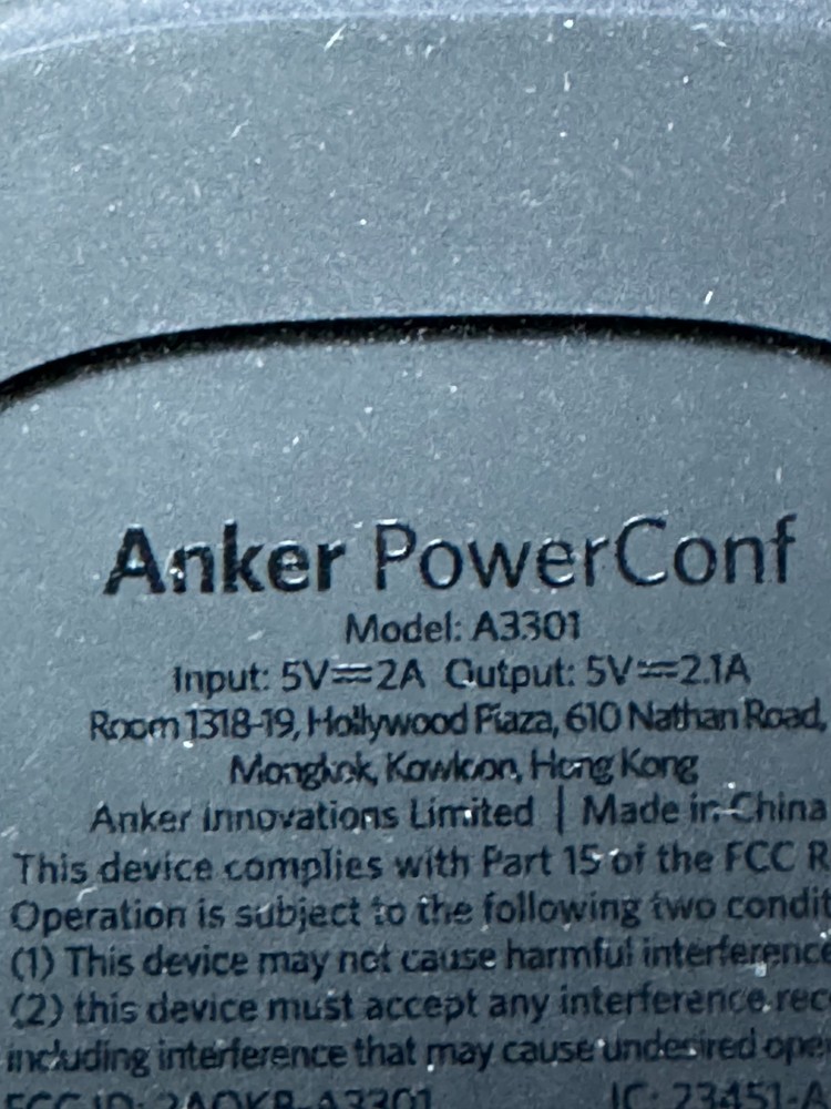 Anker PowerConf Portable Bluetooth Conference Speakerphone with Case
