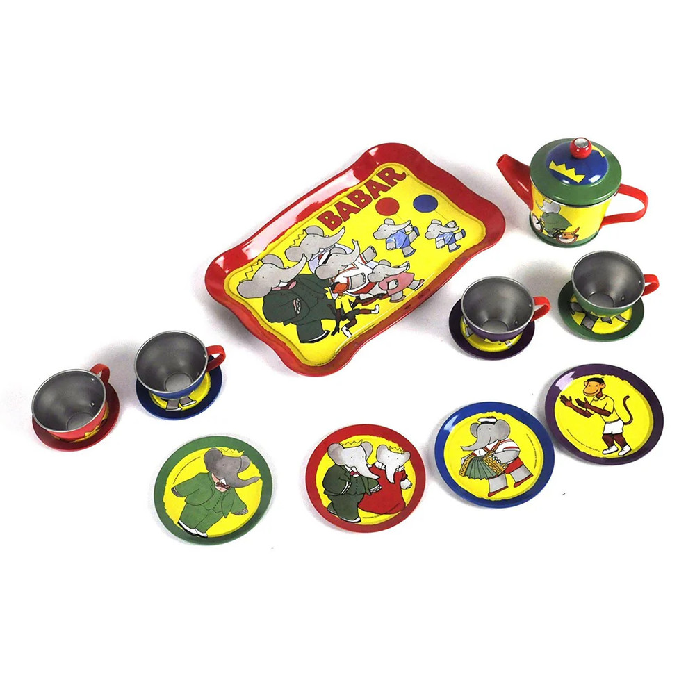BABAR - Babar The Elephant TIN TEA SET