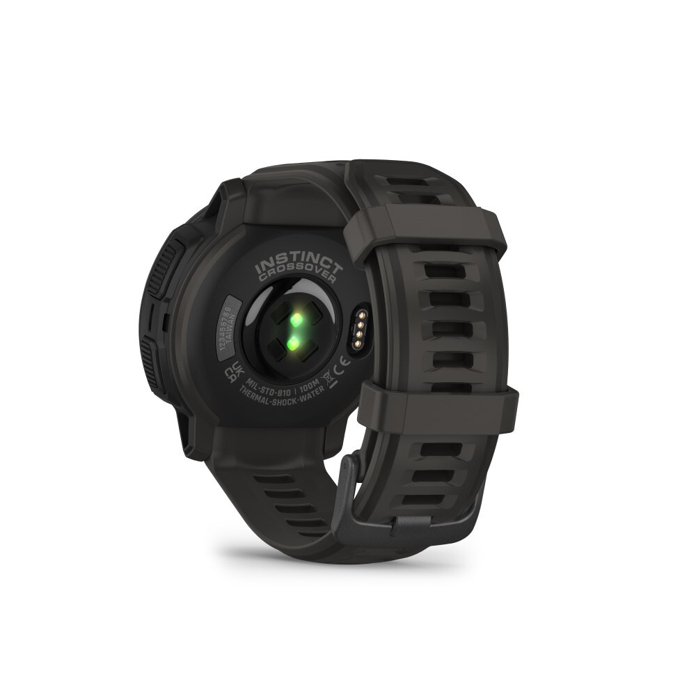 Garmin Instinct Crossover Solar GPS Hybrid Smart Watch - Graphite