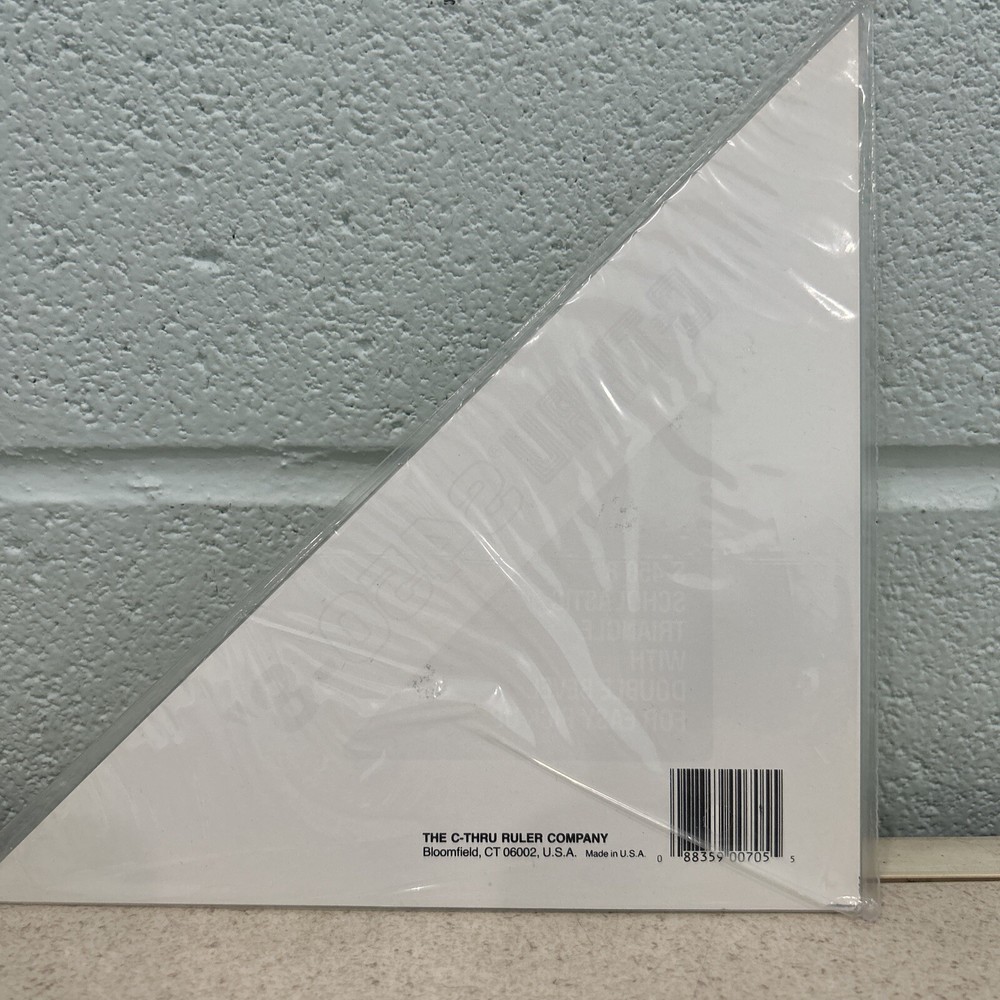 C-Thru 8" Drafting and Art Scholastic Triangle Tool Item #S450-8