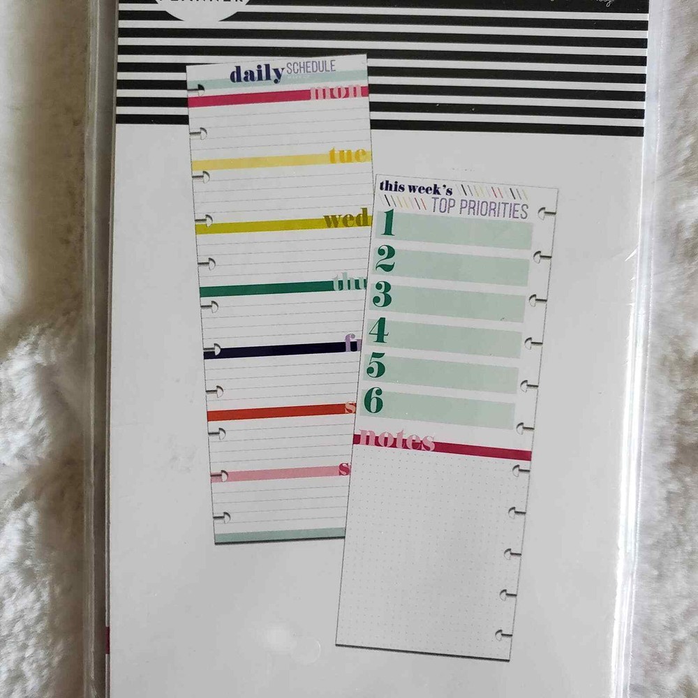 The Happy Planner Big Half Sheet Note Paper Daily Schedule