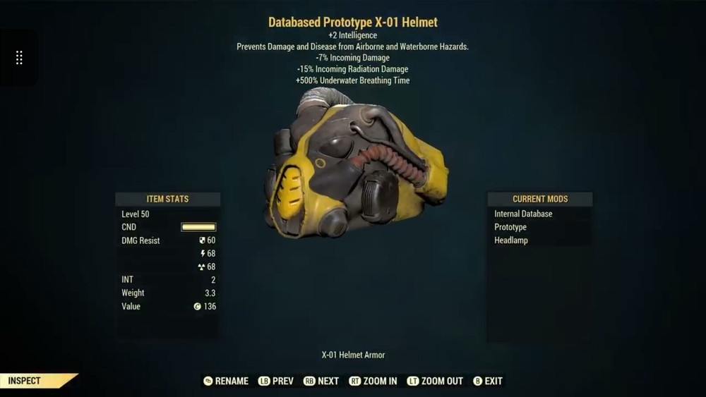 (Xbox) X-01 Power Armor with Jet Pack - Full Set Fully Modded