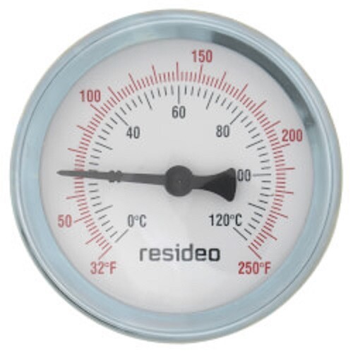1/2" NPT Connection Thermometer w/ 2-1/2" Dial Size