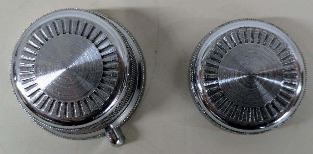 1971 Cadillac Deville Radio Dash Knobs OEM 3 pcs 1497001 1497099