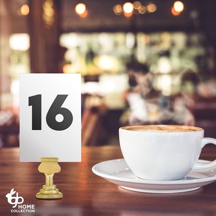 Gray Bunny tabletop Cardholder 16 Pack