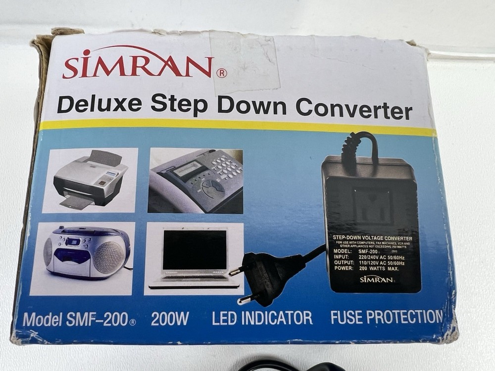 Simran Deluxe Step Down Converter SMF-200 200 Watts UNTESTED
