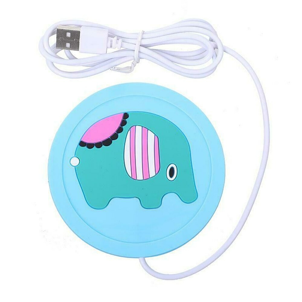 USB Power Supply Tea Coffee Cup Mug Warmer Heating Cup Mat Pad Coasters