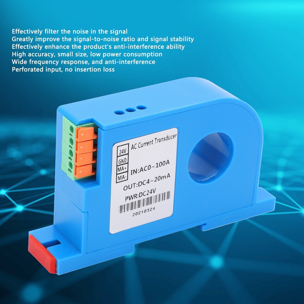 AC Current Transmitter DC4‑20mA Power Distribution Control Current Transformer