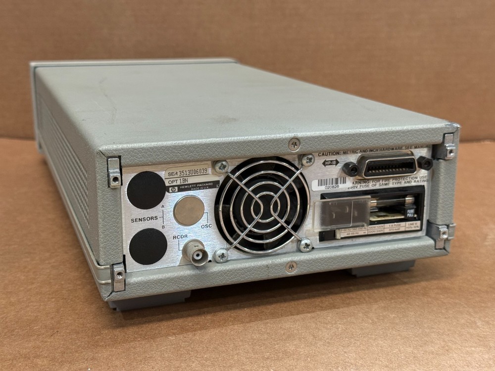 HP / Agilent 438A Power Meter OPT 1BN