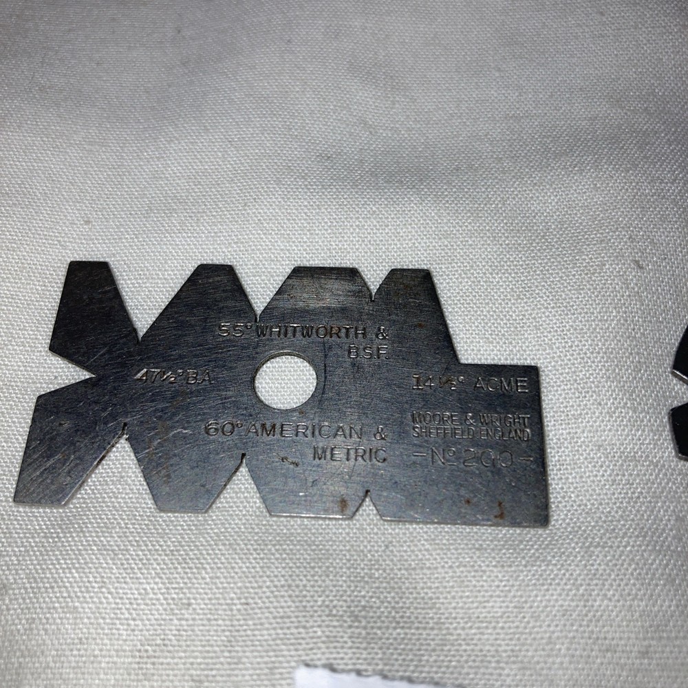 Moore & Wright 200 angle gauge and another gauge- engineering