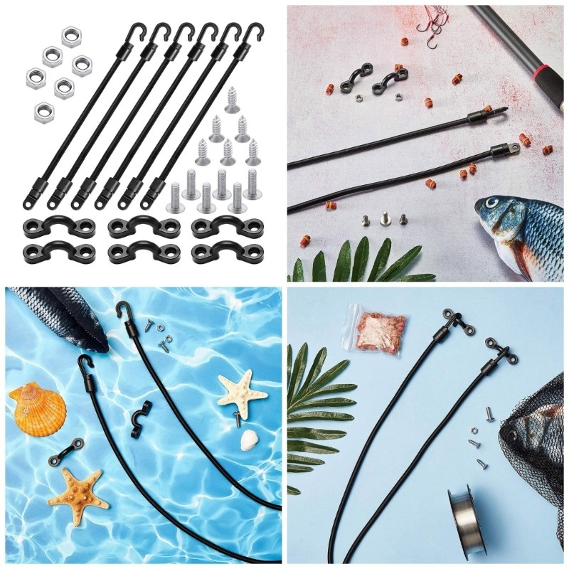 Durability Rod Strap Holder Set Canoes Hook Universals Multifunctional Hook