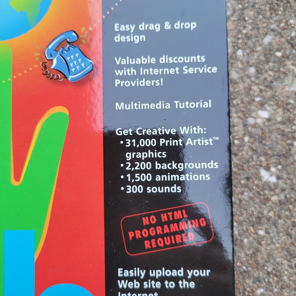 NEW Web Studio 2.0 PC CD Professional HTML Website Page Site Creation Tool