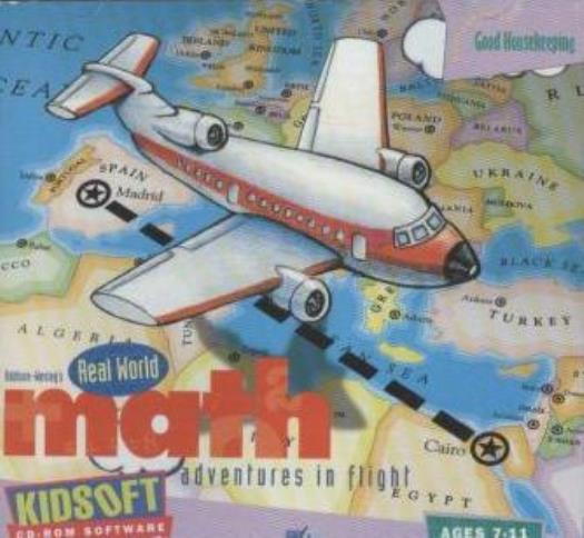Real World Math: Adventures In Flight PC CD fly space shuttle solve problem game