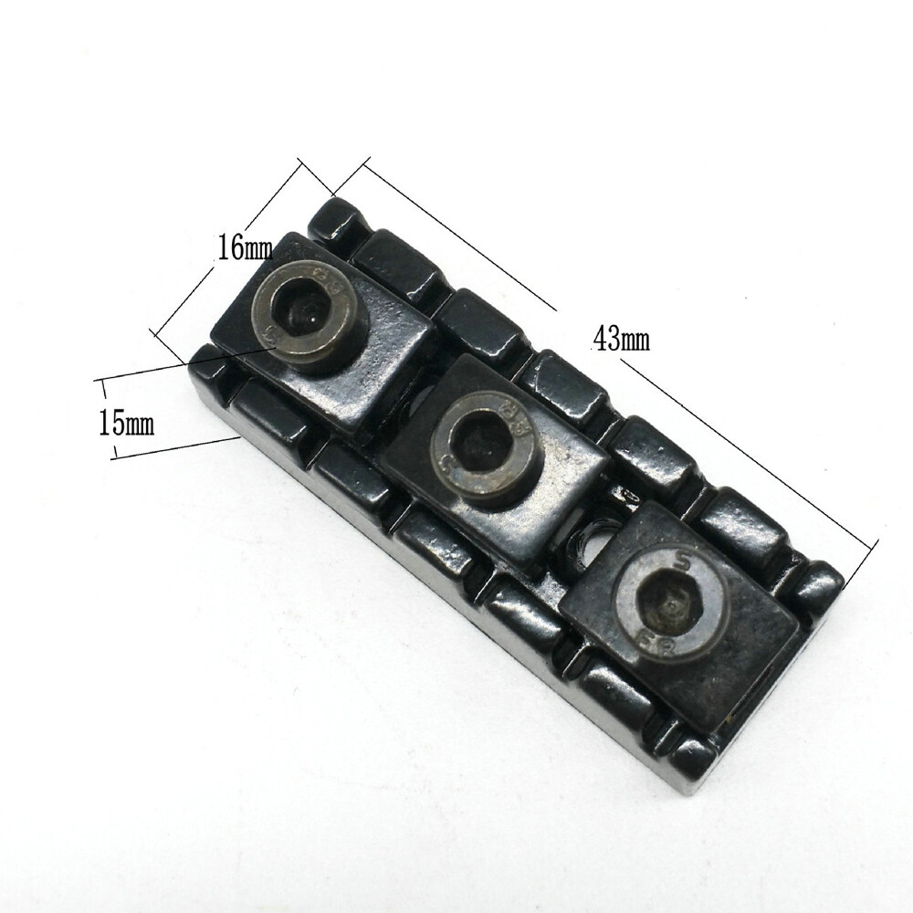 2 Sets Guitar Locking Nut 43mm String Lock For Floyd Rose Tremolo Bridge US