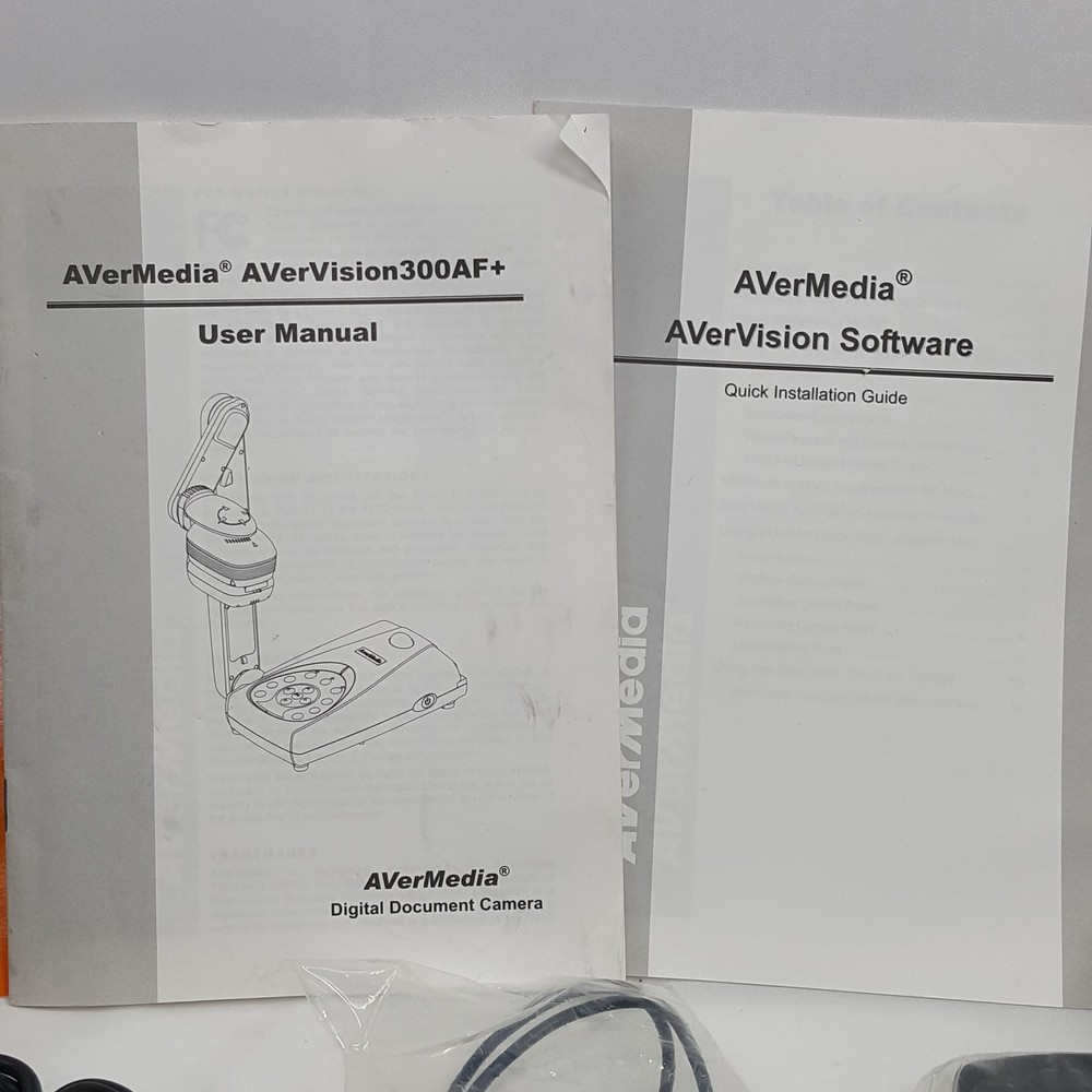 AVerMedia AVerVision300AF+ Digital Document Camera Visualizer w/ Remote & Bag