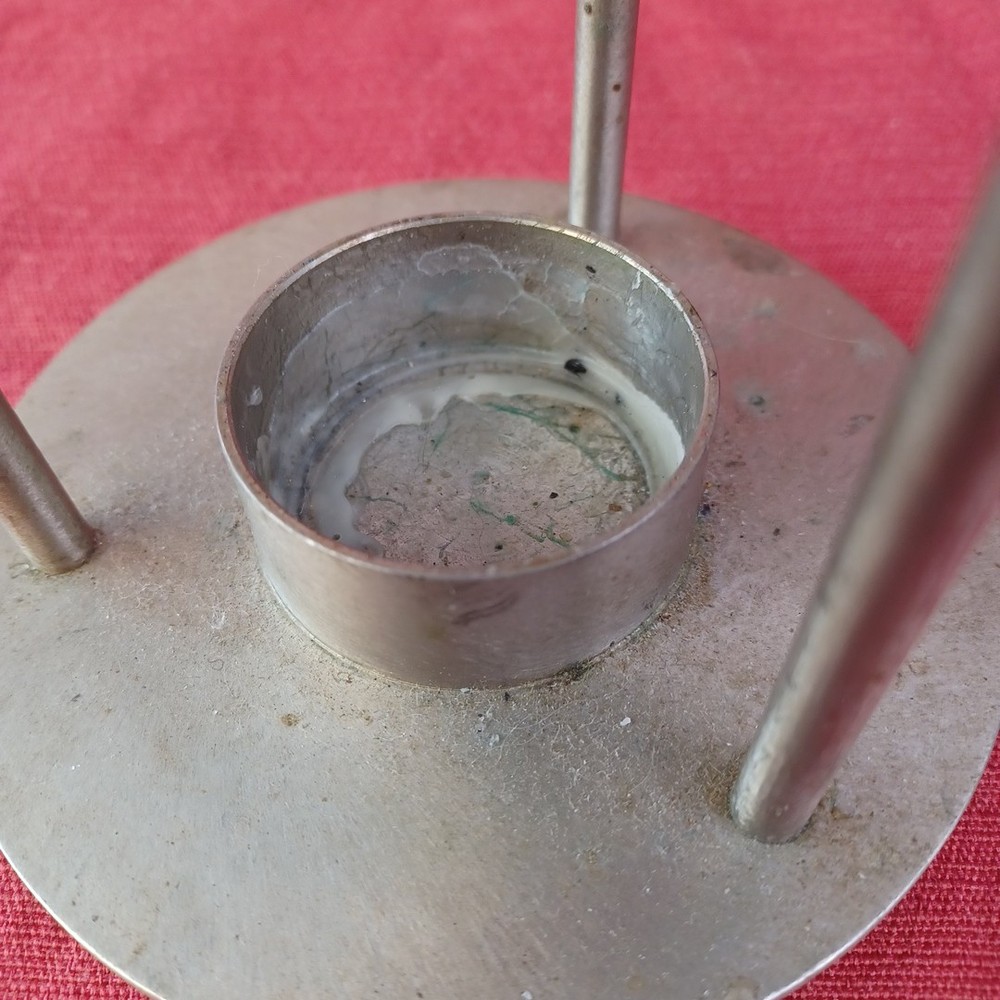 Metal 6" Incense Burner (W)