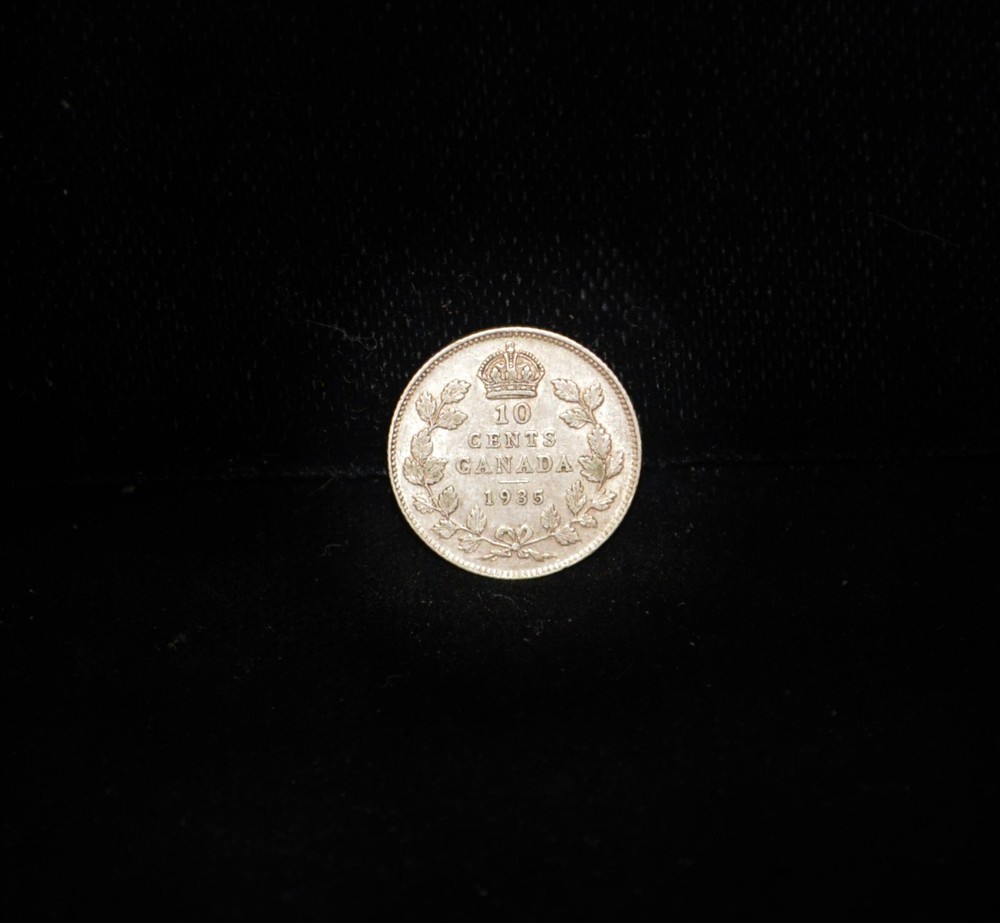 1935 Canada 10C KM 23A .8000 Silver #CR10331