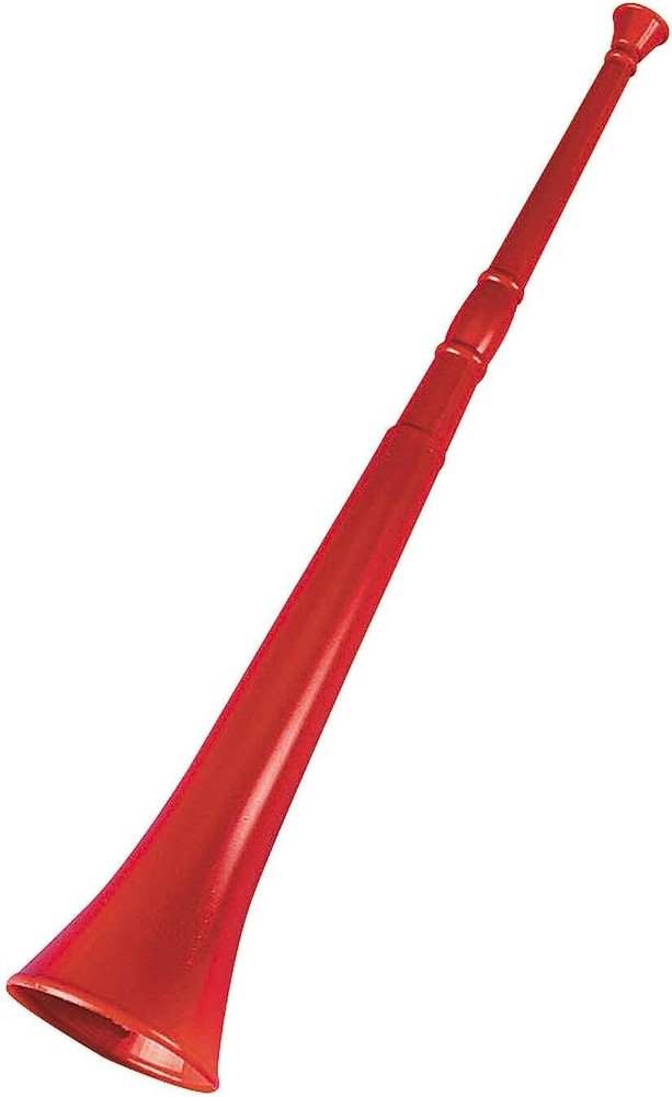 29" Red Plastic Collapsible Stadium Horn (Events & Parades)
